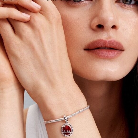 Pandora Stranger Things Glow-in-the-dark Upside Down Dangle Charm - Picture 4 of 5